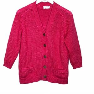 Vintage Selma 100% Mohair Wool Cardigan ! Warm, Vibrant and Stylish